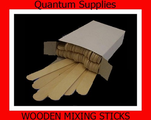 100 wooden mixing - 100, sticks