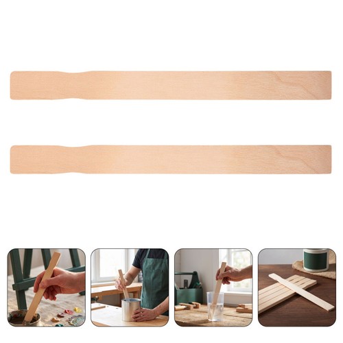 100 pcs wooden paint stir - pcs,