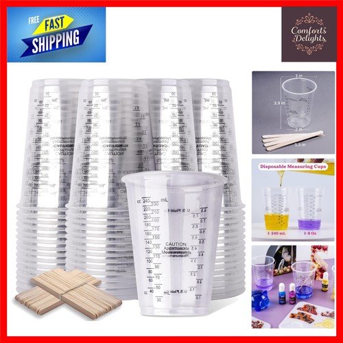 50pcs clear plastic 240ml - clear,