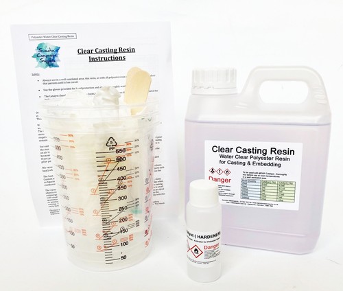 Clear casting resin 1kg - casting,