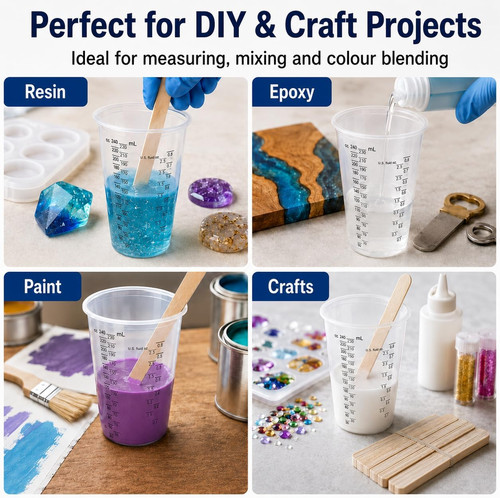 Epoxy resin mixing cups - resin,