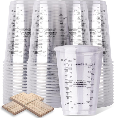 50pcs 240ml resin mixing - 50pcs,